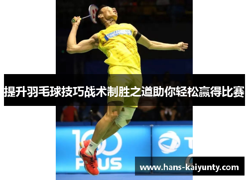 提升羽毛球技巧战术制胜之道助你轻松赢得比赛
